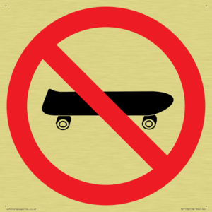 P924 Prohibition: No skateboarding